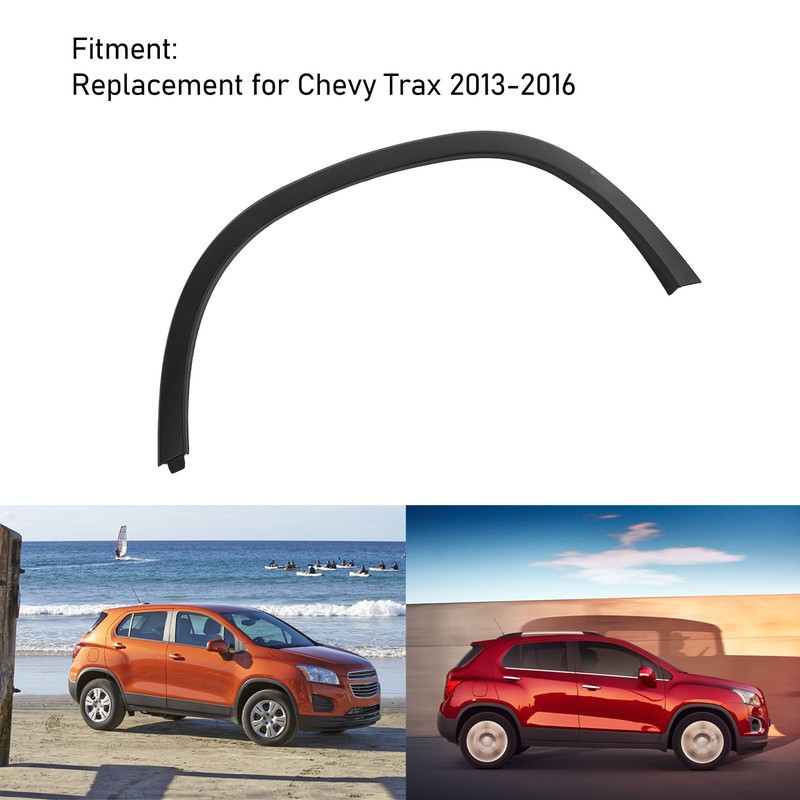 Front Mudguard Flare ABS Wheel Eyebrow Arch Molding Trim Replacement
