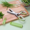 DRERIO Herb Scissors Multipurpose 5 Blade Scissors Kitchen Chopping Scissors