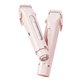 Linbo 2in1 LED female electric hair remover hypoallergenic y-zone armpit USB rechargeable hair removal machine, electric shaver, pink / 린보 2in1 LED 여성 전기 제모기 저자극 y존 겨드랑이 USB 충전식 모근제거기, 전기면도기, 핑크