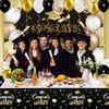 53 Pcs Graduation Decorations 2024 Congrats Grad Backdrop Banner Graduation