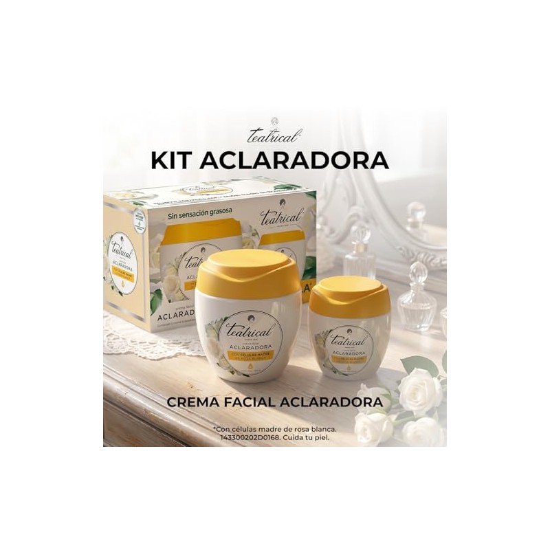 TEATRICAL Pack Crema Aclarante 400ml + 100ml Gratis