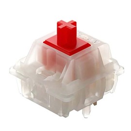 Gateron Red Switches, Mechanical Keyboard Switch 5pins for All MX Mechanical Keyboard(108 Pcs, Red)