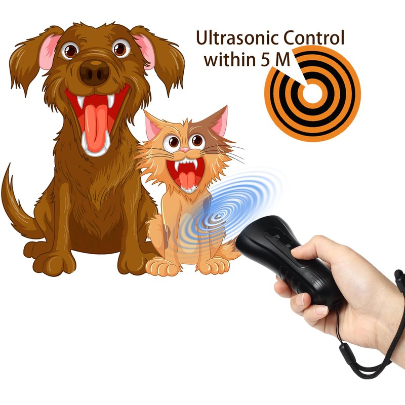 Diketone Anti Bell Device Dogs, Ultrasonic Training, Portable Anti-Barking, Ultrasonic