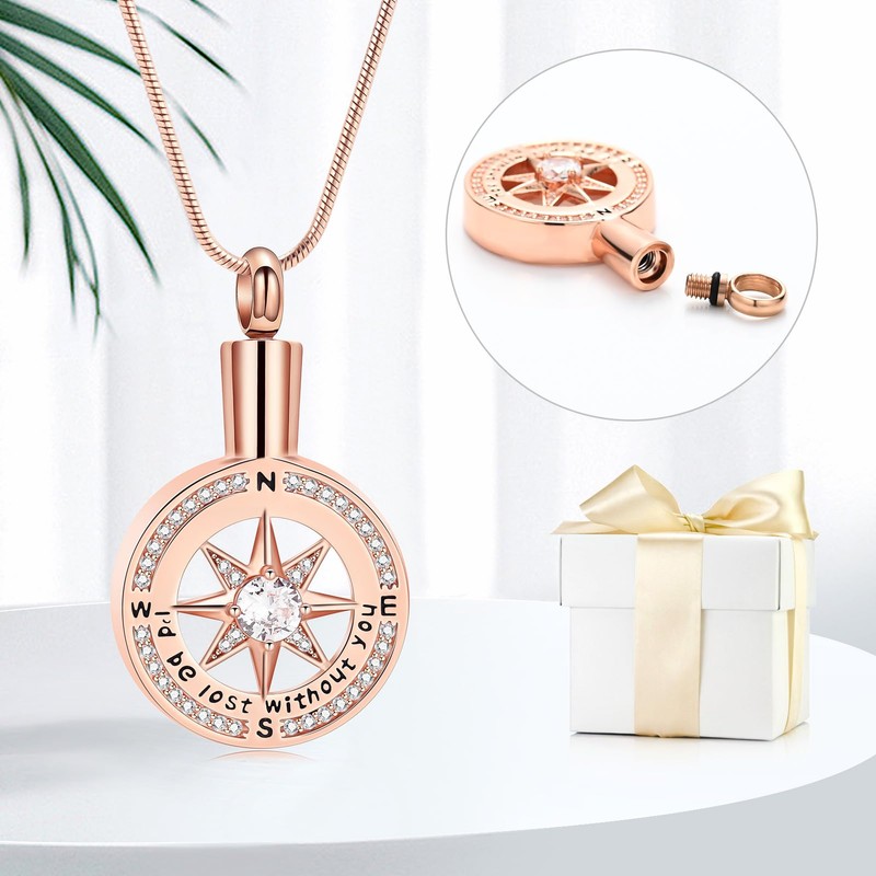 I'd be lost without you - Cremation Jewelry for Ashes