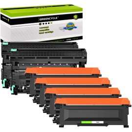 greencycle TN450 TN-450 Toner Cartridge DR420 Drum Unit Set Compatible for Brother HL-2270DW HL-2280DW HL-2230 HL-2240 MFC-7860DW MFC-7360N DCP-7065DN Intellifax 2840 2940 Printer (4 Toner, 2 Drum)