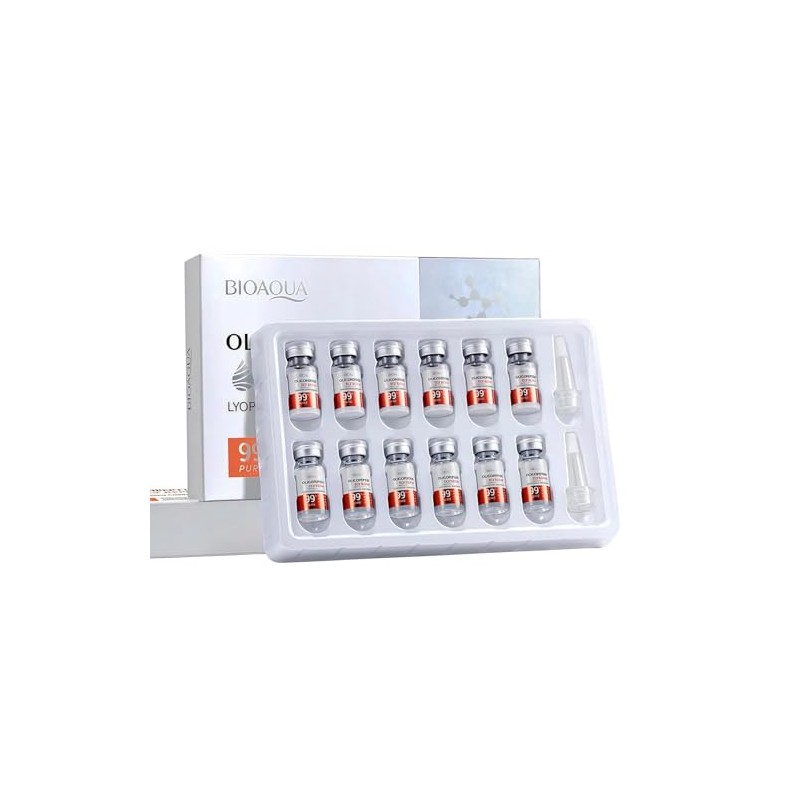 Oligopéptido - Suero Facial -Rejuvenecedor, Hidratante - Set de Polvo