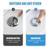 Toilet Push Button Flush Replacement 2 Pack, Ancable Dual Toilet