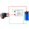 Kiligen 4pcs 12V-24VDC/10A Pre-wired Waterproof Round Rocker Toggle Switch with