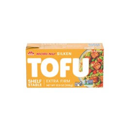 Mori-Nu Silken Tofu Extra Firm | Velvety Smooth and Creamy | Low Fat, Gluten-Free, Dairy-Free, Vegan, Made with Non-GMO soybeans, KSA Kosher Parve | Shelf-Stable | Plant protein | 12.3 oz x 6 Packs