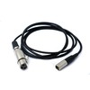 System-S Audio Cable 150 cm Mini XLR 3-Pin Male to