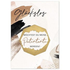 Joli Coon Scratch Card Godmother Ask - Willst du mein Patentante werden