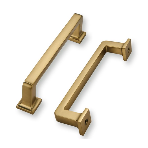 khtumeware 6 Pack Champagne Bronze Cabinet Pulls, 3-3/4 Inch(96mm) Hole