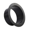 Straight Pipe Flange TiCoast Duct Connector Flange ABS Plastic for