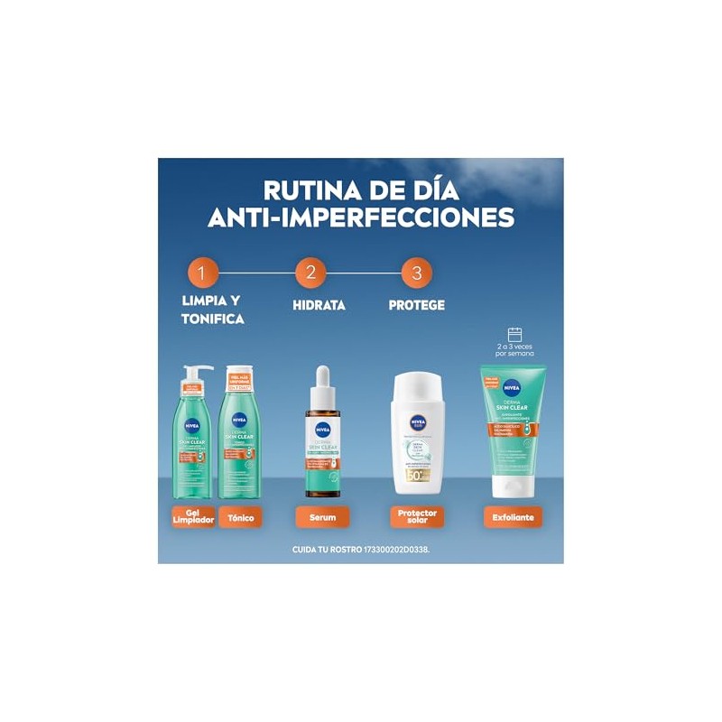 NIVEA Derma Skin Clear Agua Micelar Anti-imperfecciones 400ml