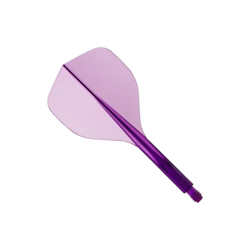 Condor Axe 120 | Dart Flights and Colours. (Clear Purple,