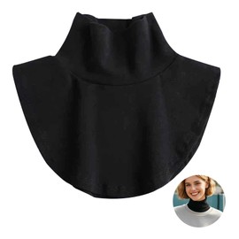 EQLEF Fake Collar for Women, Warm Turtleneck Fake Collar Detachable Collar Turtleneck Half Top for Sweater Shirt and Blazers