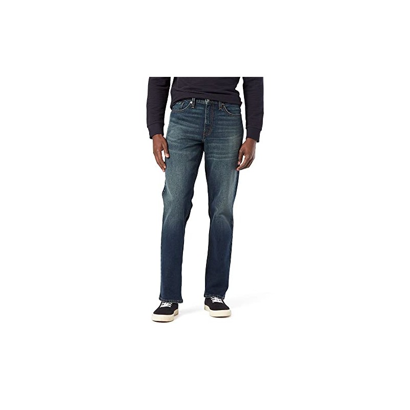 Levi Strauss Signature Gold Men's Athletic Fit Jean, Velarium, 34Wx32L