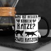 Trendation - Katze Spruch Tasse Lustig Geschenk Kaffeetasse Cat Kaffeebecher
