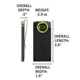 BKGDO IGERBERI Gear 31-002521N GDC Money Clip Credit Card Holder EDC Gear and Equipment - Stainless Steel