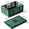 2 Pack Pastel Plastic Storage Baskets-20L Space-Saving Bins