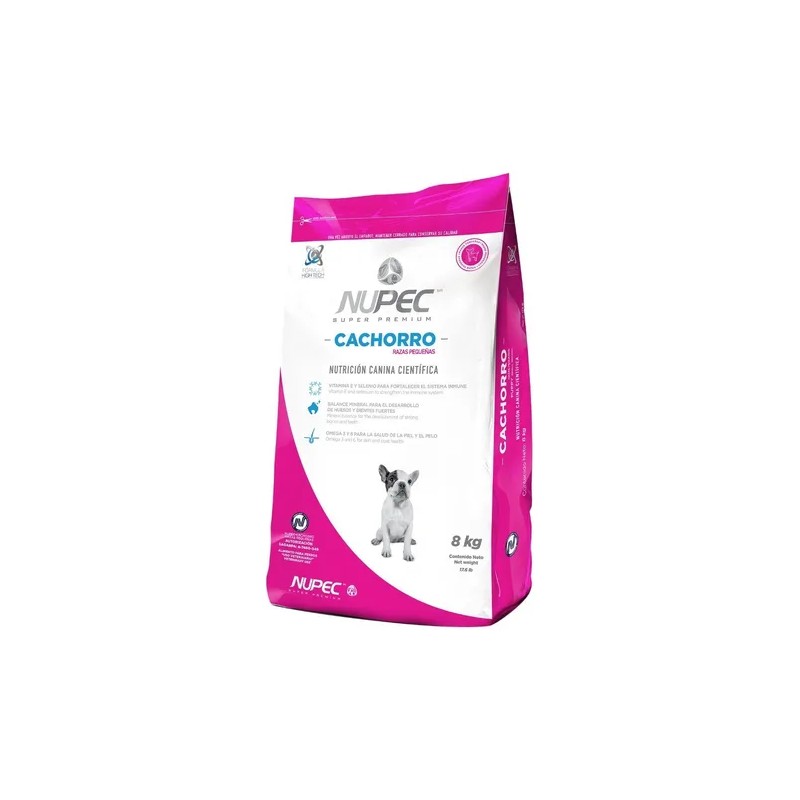 Nupec Cachorro De Raza Pequeña Bolsa De 8kg
