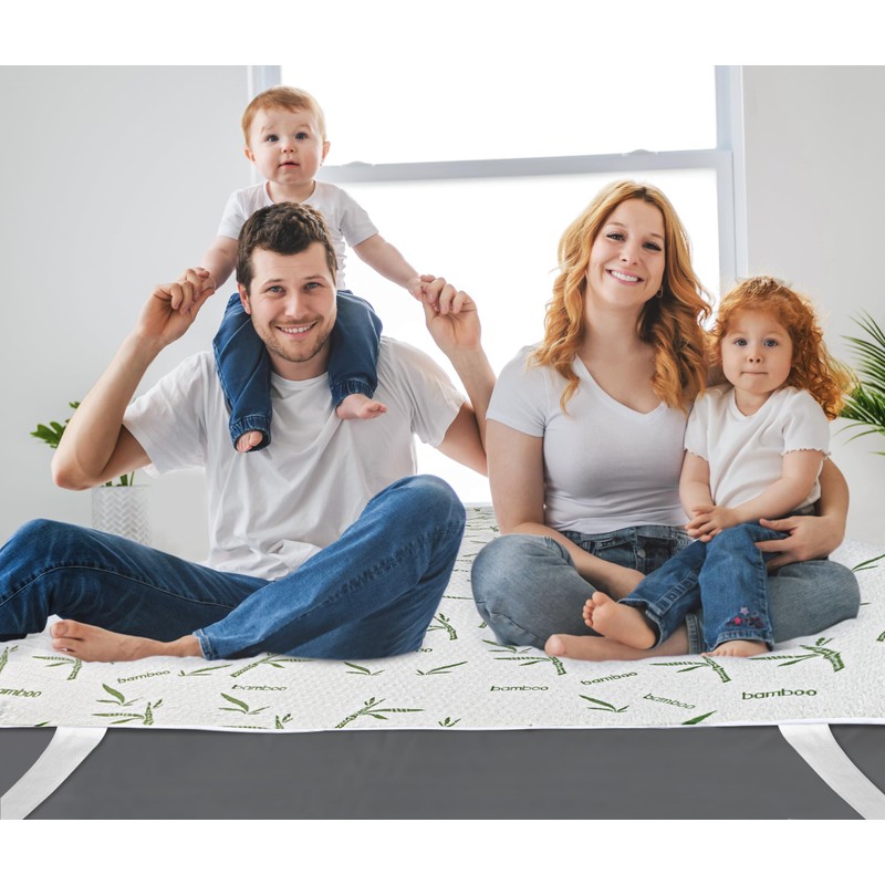 Utopia Bedding Mattress Protector, 150 x 200 x 30 cm,