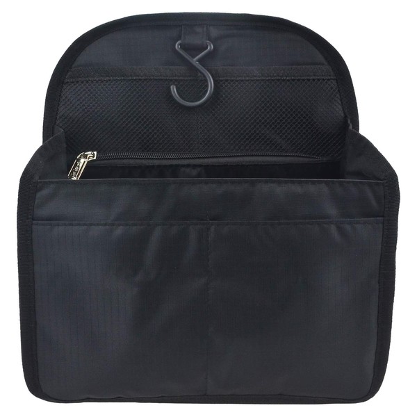 YIICOOLY Bag-in-Bag, Backpack, Storage, Vertical, Freestanding, A4, B5, A5, Back-In Back, Vertical, Inner Bag, Lightweight, Men's, Women's, Storage, 11 Pockets, gray