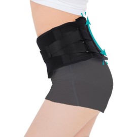 LURE 腰 サポーター 腰部 コルセット 【柔整師監修】 骨盤 ベルト 産後 バンド 縦幅15cm 細めタイプ (Mサイズ)