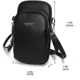 Lumbor37 Mujer Cross-body Bolsas con Correa de Hombro Bolso Bandolera con Bolsillos Espaciosos Bolso del Monedero del Teléfono Cartera de Pasaporte de Viaje para Mujer