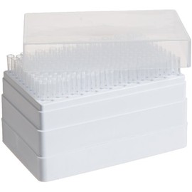 Corning 4853 Polypropylene Natural Nonsterile Gel-Loading Pipet Tips, 0.5mm End Thickness, 1-200µL Volume Range (Case of 400)