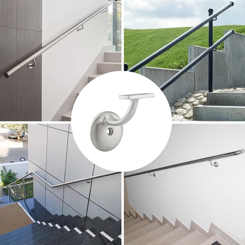 HOME MASTER HARDWARE Hand Rail Brackets, Stair Railing Bracket Heavy