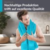 Lashuma Terry Towelling Men's Bath Towel Blue - Aquamarine, Linz