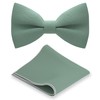 Bow Tie House Classic Pre-Tied Bow Tie Set Formal Pocket