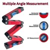 Sutekus Folding Level 5 Sections Foldable Aluminum Alloy Multi-Angle Measurement