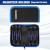WORKPRO 10-Piece Precision Screwdriver Set with Pouch, Magnetic Small Screwdrivers