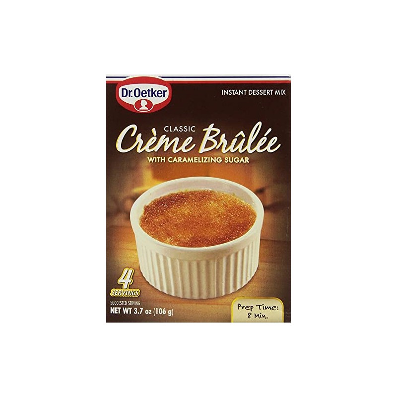 Dr. Oetker Creme Brulee 3.7 oz. (Pack of 2)