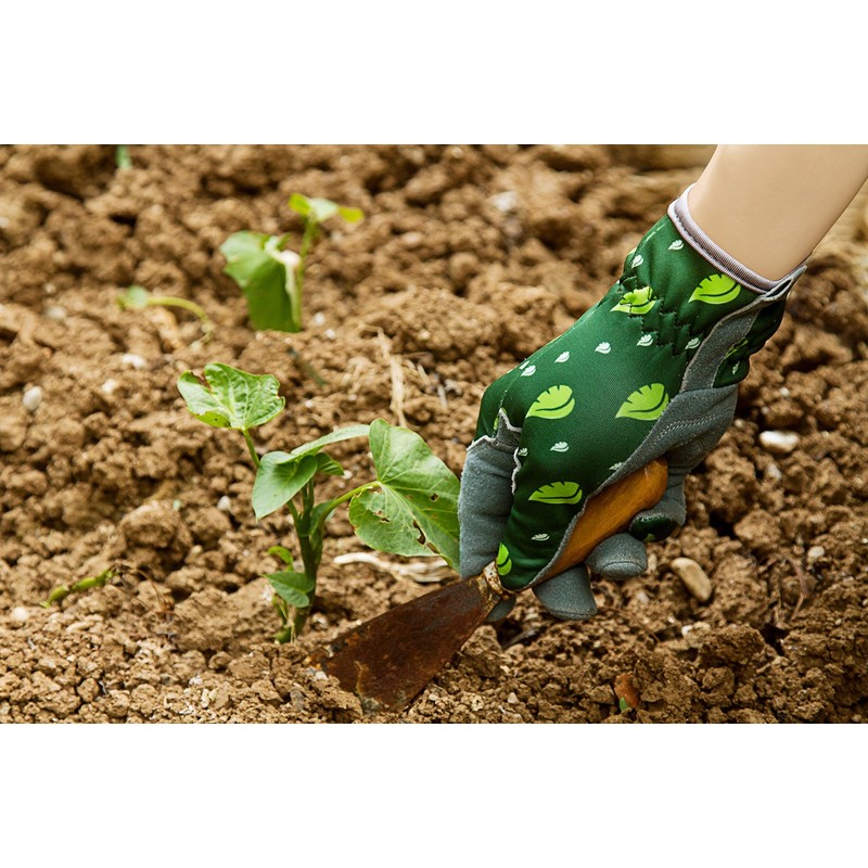 SKYDEER Womens Gardening Gloves with Super Soft Deerskin Leather Suede