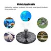 1W Solar Fountain Pump with 6 Nozzles Free Standing Water