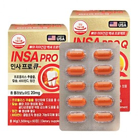 Daehyun Ebenezer Insapro Q 500mgx60 tablets (2), propolis extract, dental health / 인사프로 큐 500mgx60정 2개, 프로폴리스추출물, 치아건강