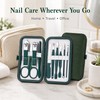 10-Piece Stainless Steel Manicure Set for Nail Care – Portable