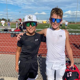 SEKKAF Kids Sunglasses, Youth Baseball Sunglasses Polarized Sports Cycling Shades for Boys Girls Lightweight Frame