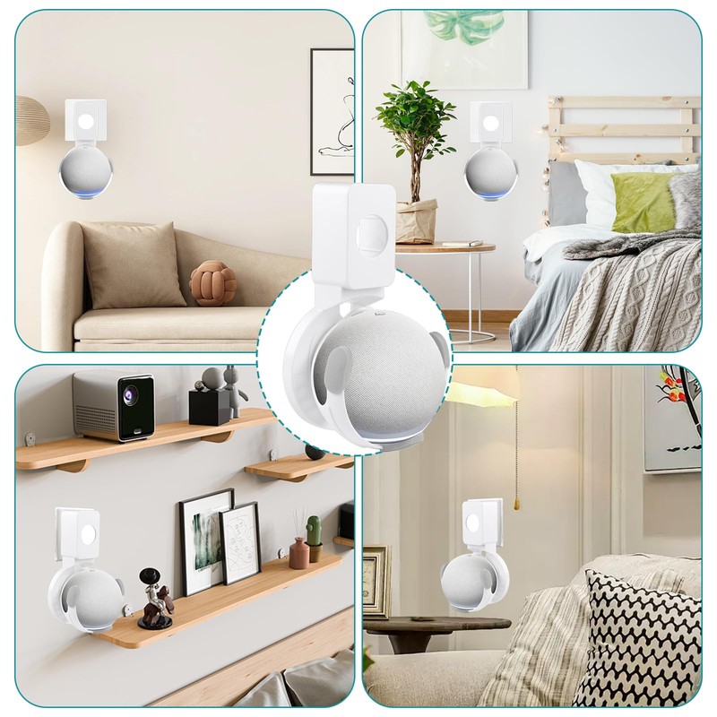 RtottiM Socket Holder for D4/D5 Generation Wall Mount No Screws