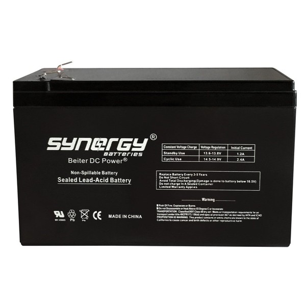 12 Volt 7 AH Battery with .250 FASTON