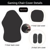 Yixinly Gaming Chair Cover, Set of 4 Gaming Chair Covers,