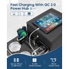 CEMOFE Center Console Between Seat with Lock, Cup & Phone