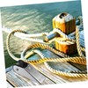 BESPORTBLE Boat Trailer Front Roller Stainless Steel Anchor Bracket Rope
