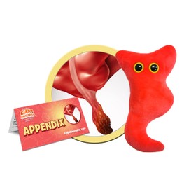 GIANTmicrobes Appendix Plush, Appendix Surgery Recovery, Appendicitis Gift, Appendectomy Recovery Gifts, Surgery Recovery Gifts, Get Well Gift