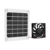 10W Solar Powered Exhaust Fan 5V Waterproof Portable Monocrystalline Silicon