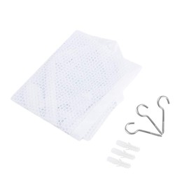 Large Soft Toy Hammock Mesh Net Teddy Bear Keep Baby Childs Bedroom Nursery Tidy (White)