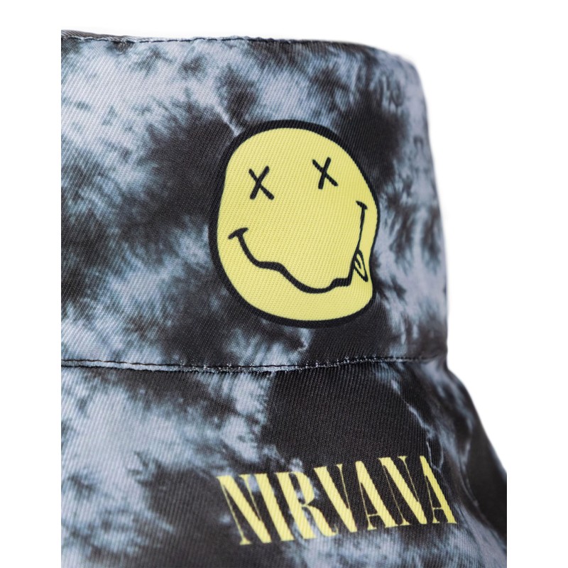 Nirvana Kids Bucket Hat in Black and Grey | Unisex